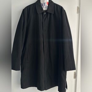 Kenneth Cole Reaction Men's Black Trench Coat